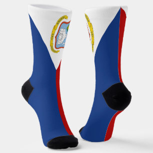 Flagge von Sint Maarten Socken