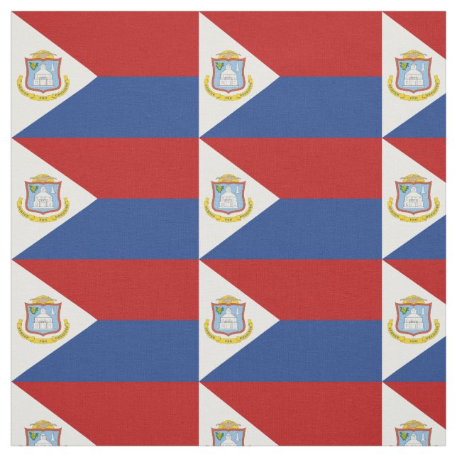 Flagge von Sint Maarten Stoff (Muster)
