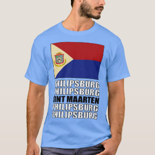 Flagge von Sint Maarten T-Shirt