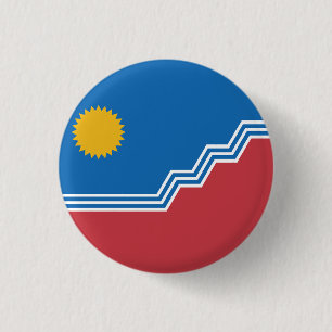 Flagge von Sioux Falls, South Dakota Button