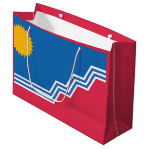 Flagge von Sioux Falls, South Dakota Große Geschenktüte