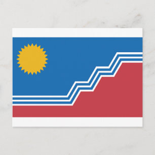 Flagge von Sioux Falls, South Dakota Postkarte