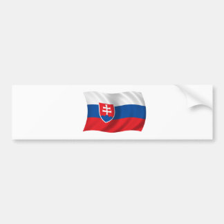 Flagge von Slowakei Autoaufkleber