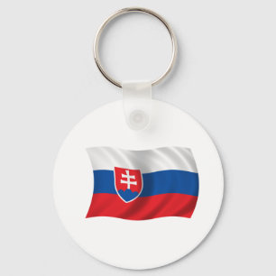 Flagge von Slowakei Schlüsselanhänger