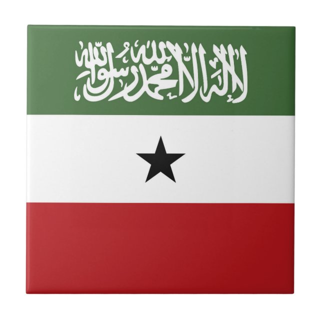 Flagge von Somaliland Fliese (Vorderseite)