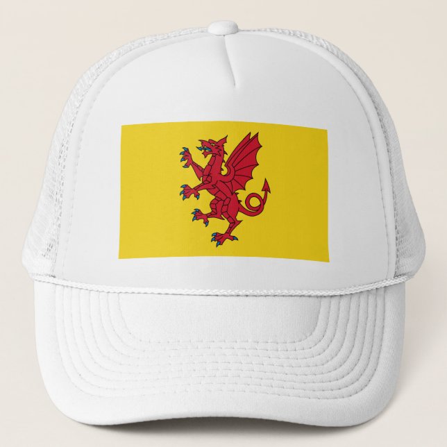 Flagge von Somerset Hat Truckerkappe (Vorderseite)