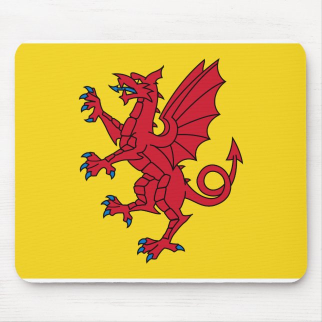 Flagge von Somerset  Mousepad (Vorne)
