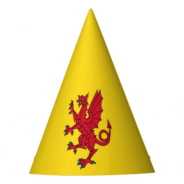 Flagge von Somerset Partyhütchen (Vorderseite)