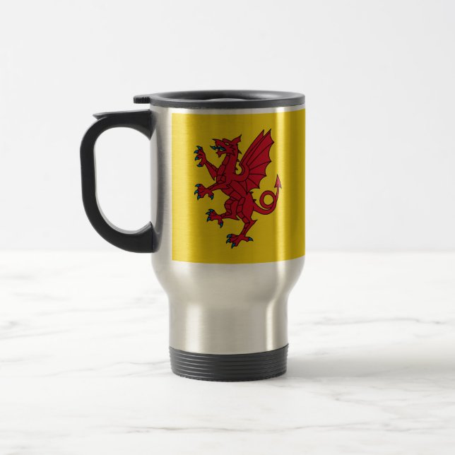 Flagge von Somerset Travel Mug Reisebecher (Links)