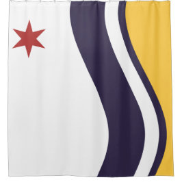 Flagge von South Bend (Indiana) Duschvorhang
