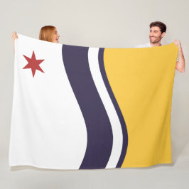 Flagge von South Bend (Indiana) Fleecedecke