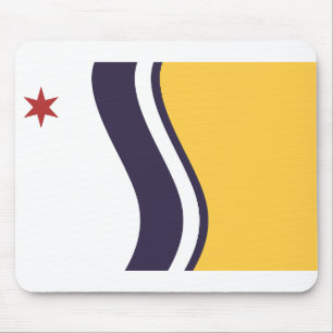 Flagge von South Bend, Indiana Mousepad