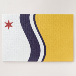 Flagge von South Bend (Indiana) Puzzle