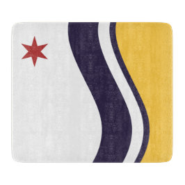 Flagge von South Bend (Indiana) Schneidebrett