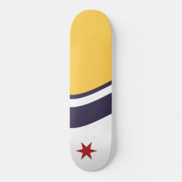 Flagge von South Bend (Indiana) Skateboard