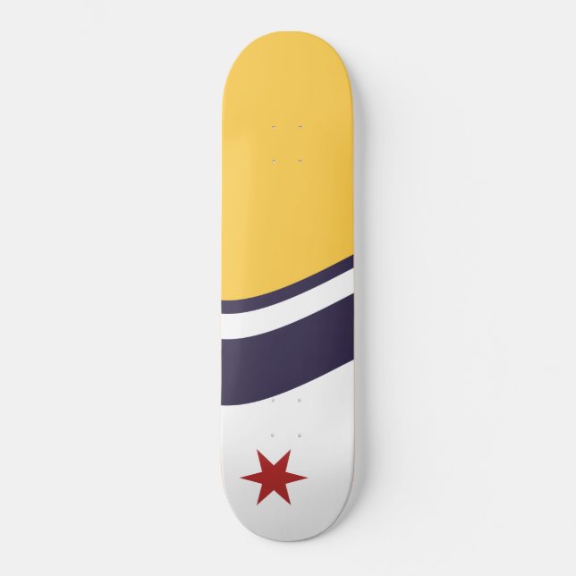 Flagge von South Bend (Indiana) Skateboard (Vorderseite)
