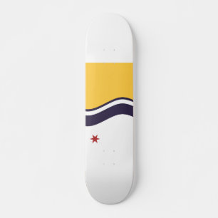 Flagge von South Bend, Indiana Skateboard