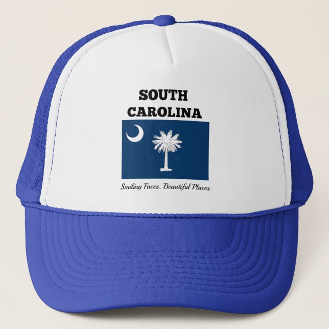 Flagge von South Carolina Truckerkappe (Vorderseite)