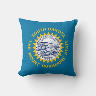 Flagge von South Dakota Kissen