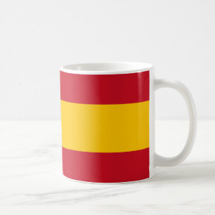 Flagge von Spanien, Bandera de España, Bandera Kaffeetasse