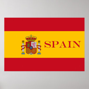 Flagge von Spanien - Bandera de Espana Poster