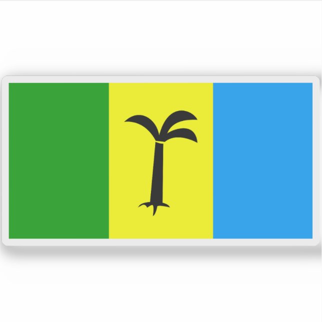 Flagge von Spanien Christopher-Nevis-Anguilla Aufkleber (Vorderseite)