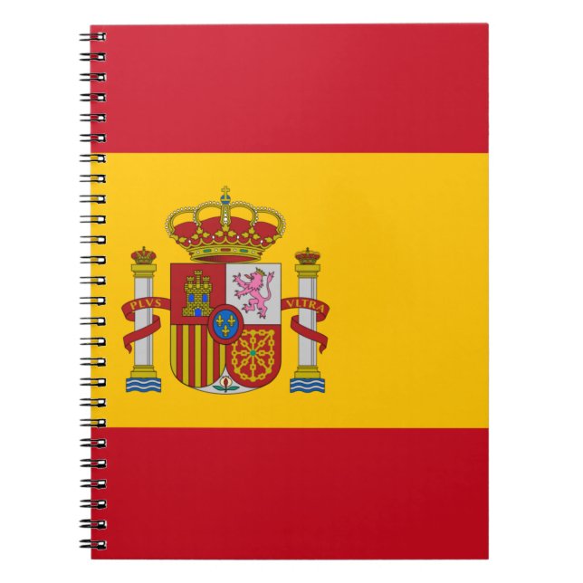 Flagge von Spanien Notizblock (Vorderseite)