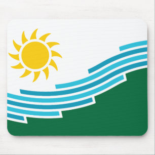 Flagge von Spokane, Washington Mousepad