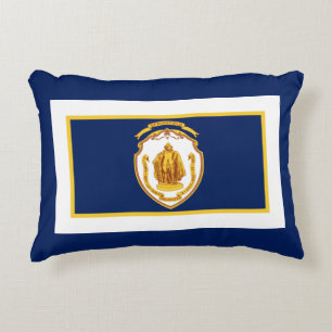 Flagge von Springfield, Massachusetts Dekokissen