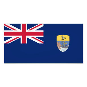 Flagge von St. Helena Fotodruck