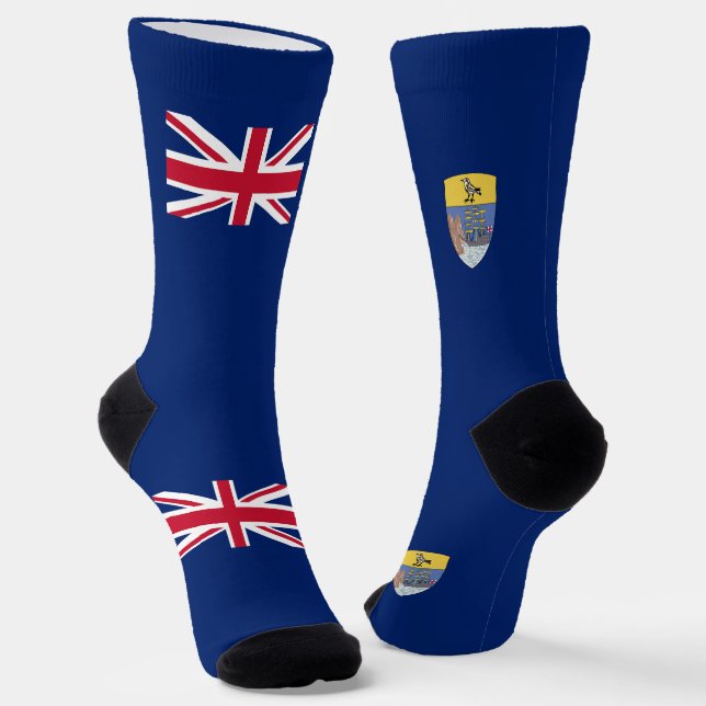 Flagge von St. Helena Socken (Gewinkelt)