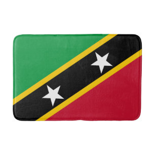 Flagge von St. Kitts und Nevis Badematte