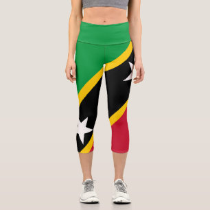Flagge von St. Kitts und Nevis Capri Leggings