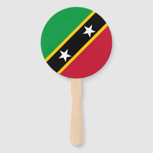Flagge von St. Kitts und Nevis Fächer