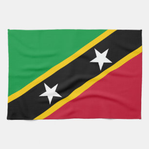 Flagge von St. Kitts und Nevis Geschirrtuch