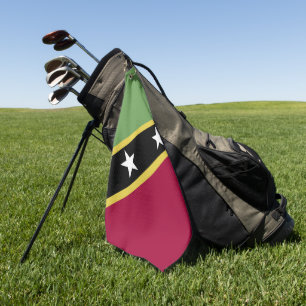 Flagge von St. Kitts und Nevis Golfhandtuch