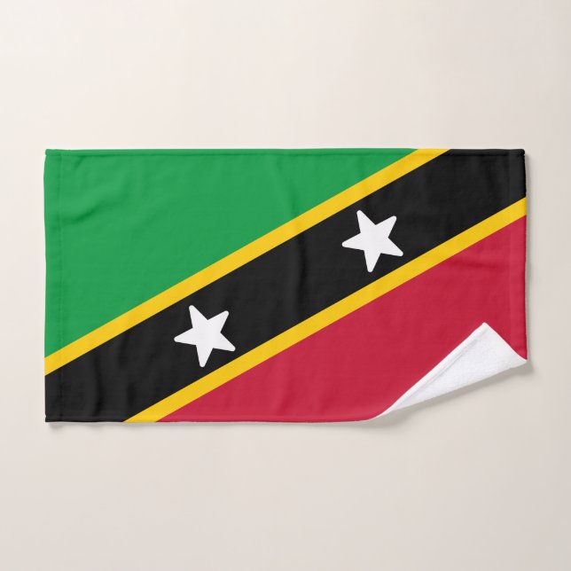Flagge von St. Kitts und Nevis Handtuch (Handtuch)