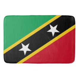 Flagge von St. Kitts und Nevis (Karibik) Badematte