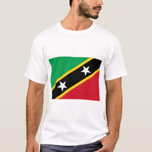 Flagge von St. Kitts und Nevis (Karibik) T-Shirt