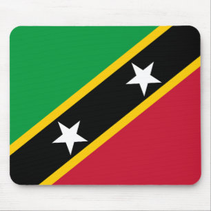 Flagge von St. Kitts und Nevis Mousepad