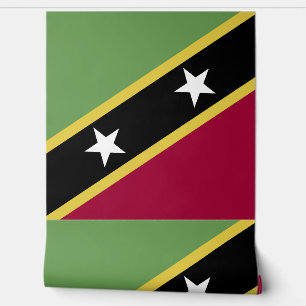 Flagge von St. Kitts und Nevis Tapete
