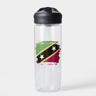 Flagge von St. Kitts und Nevis Trinkflasche