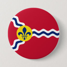 Flagge von St. Louis (Missouri) Button