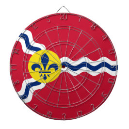 Flagge von St. Louis (Missouri) Dartscheibe
