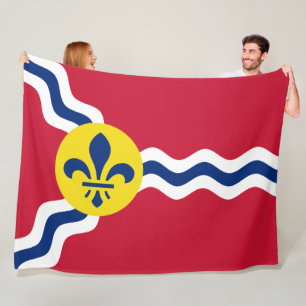 Flagge von St. Louis (Missouri) Fleecedecke