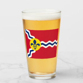 Flagge von St. Louis (Missouri) Glas