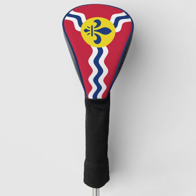 Flagge von St. Louis, Missouri Golf Headcover (Vorderseite)