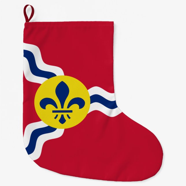 Flagge von St. Louis (Missouri) Großer Weihnachtsstrumpf (Vorderseite)