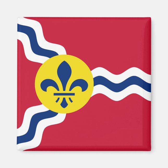 Flagge von St. Louis (Missouri) Magnet (Vorne)