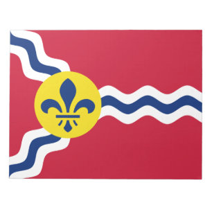 Flagge von St. Louis (Missouri) Notizblock